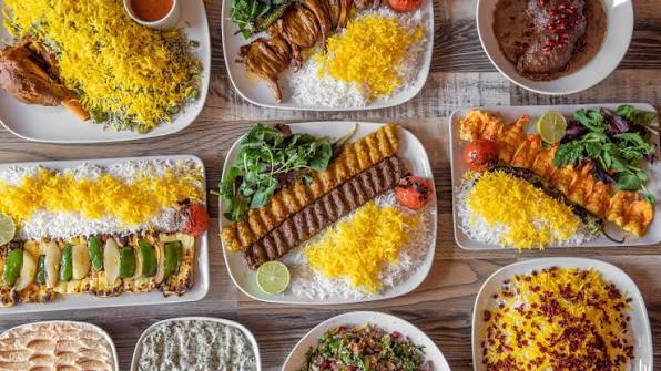 غذاهای رستوران سیب در دبی