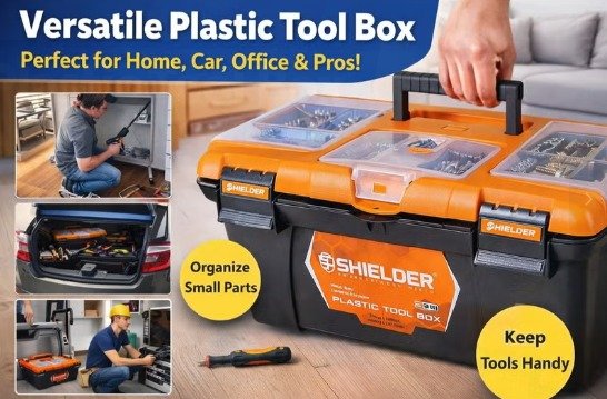 Shielder SH-808 Heavy Duty Plastic Tool Box