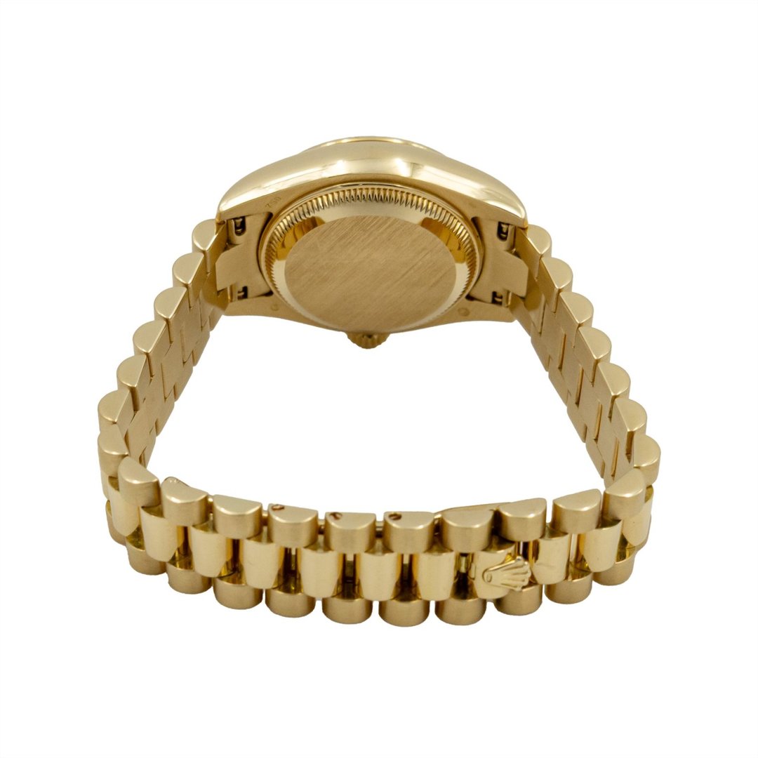 Rolex Lady-Datejust 26mm President Yellow Gold Diamond Dial 179178 — 6