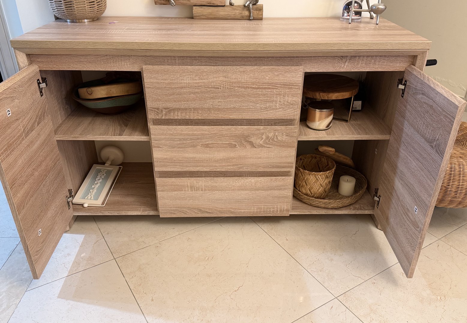 Console Table with 3 Drawers — 3