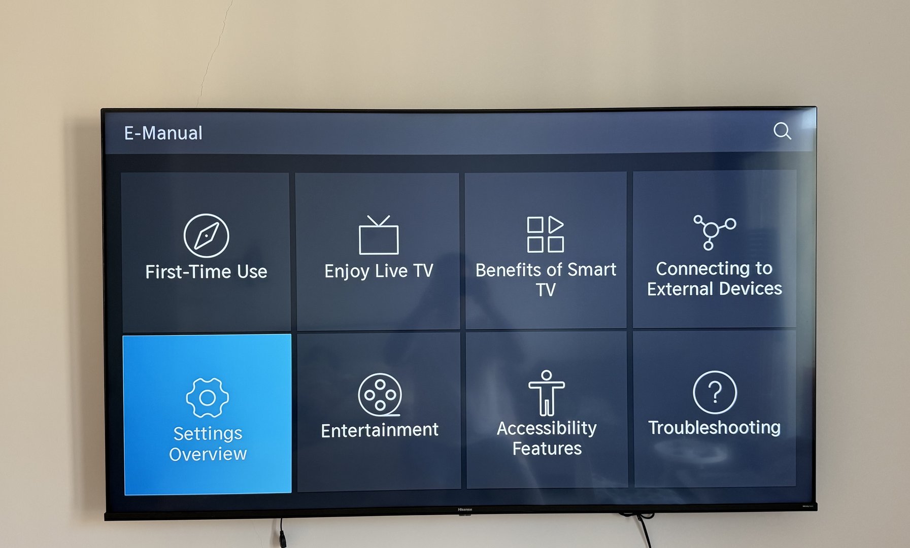 تلفاز هايستنس 65 بوصة 4K سمارت LED UHD