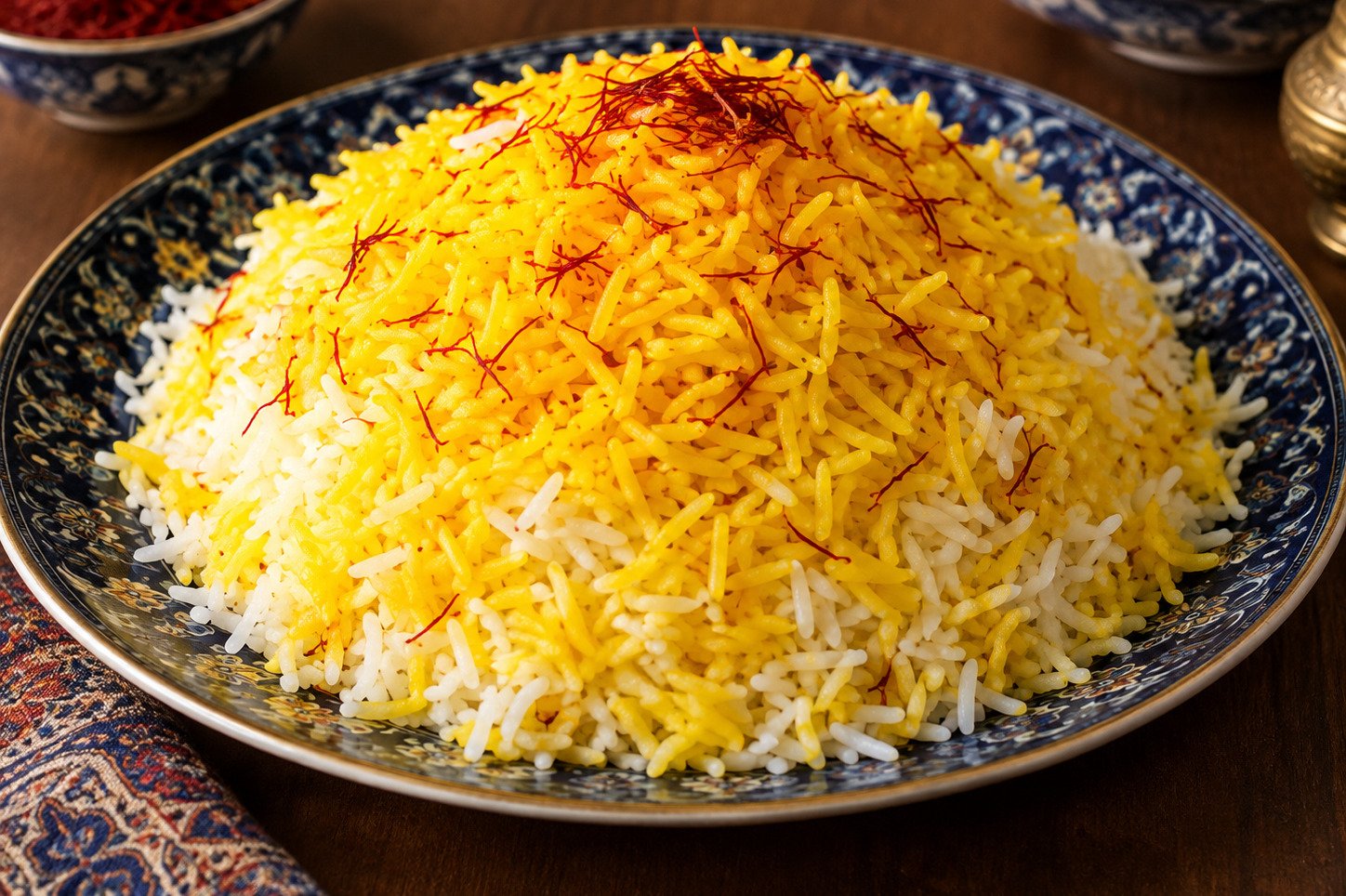 أرز عطرية ومطبوخة بشكل جيد