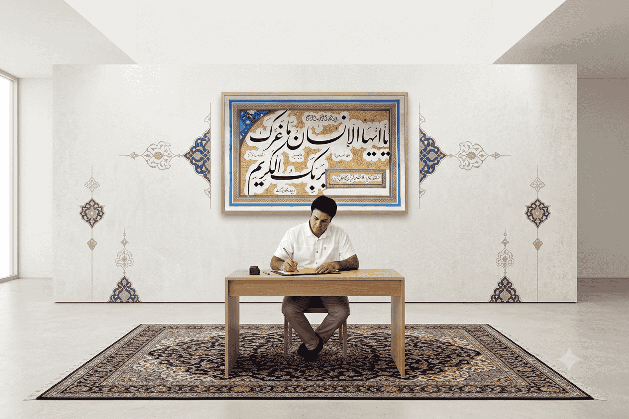 آموزش و فروش آثارِ خوشنویسی, نقاشیخط و انواع خطوط مدرن