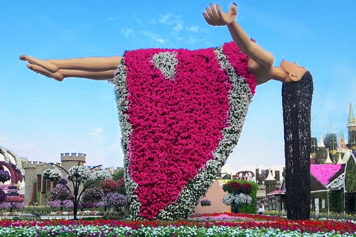 میراکل گاردن (Dubai Miracle Garden) – باغ گل معروف — 2