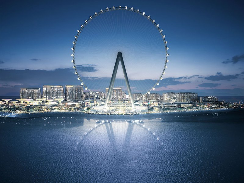 بلوواترز و عین دبی (Bluewaters Island & Ain Dubai)