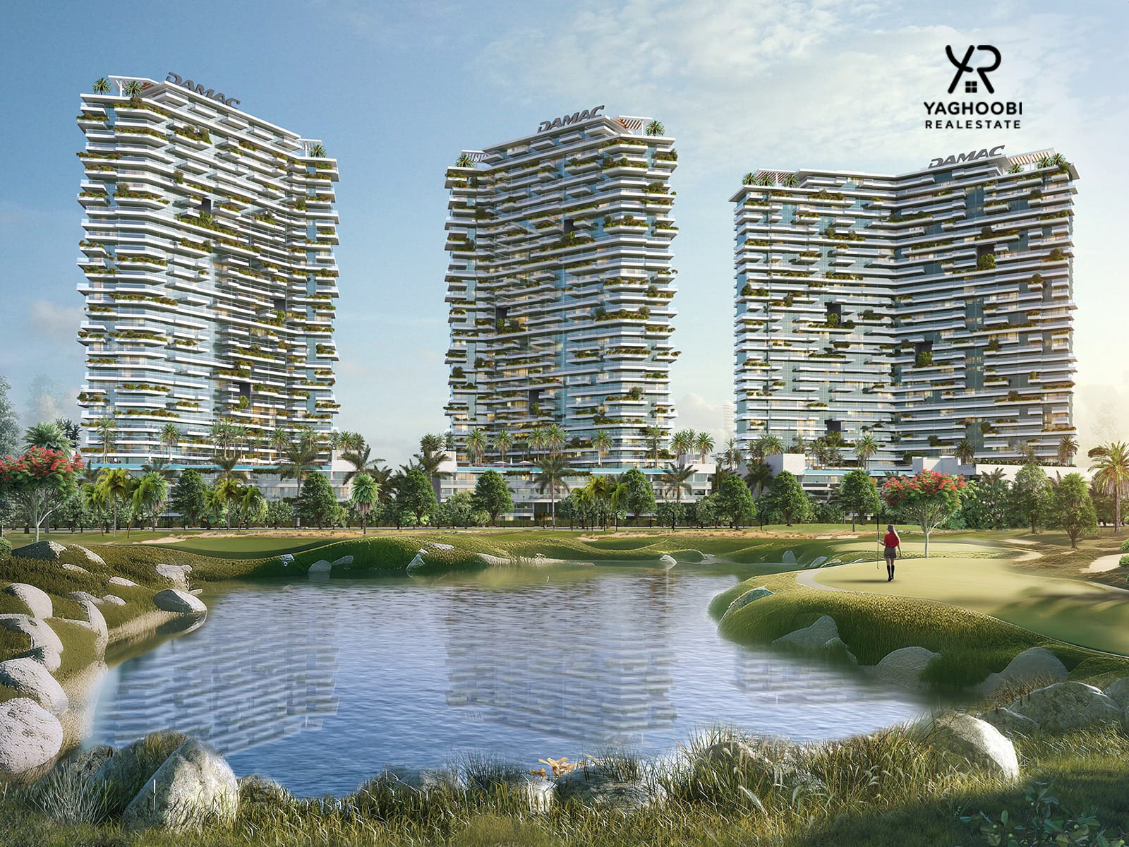 خرید آپارتمان و تاون‌هاوس آف‌پلن در Golf Greens 1 – DAMAC Hills