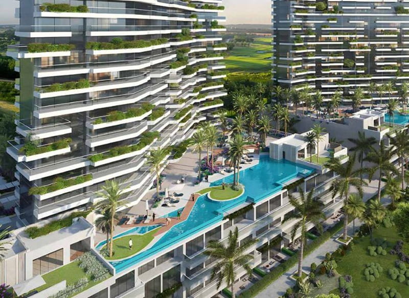 خرید آپارتمان و تاون‌هاوس آف‌پلن در Golf Greens 1 – DAMAC Hills — 3