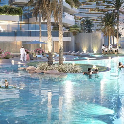 خرید آپارتمان و تاون‌هاوس آف‌پلن در Golf Greens 1 – DAMAC Hills — 2