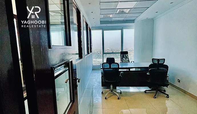 Fully Furnished and Renovated Office with View of the Square — 2