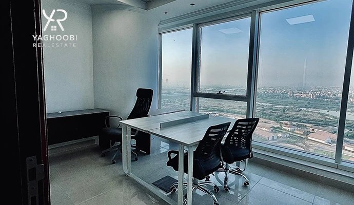 Fully Furnished and Renovated Office with View of the Square