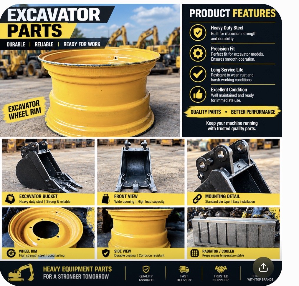 All types of machine spare parts available