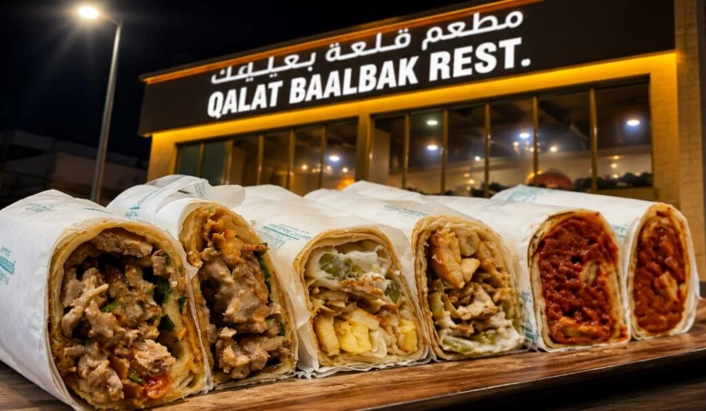 شاورما قلعة بعلبک در دبی، طعم واقعی شاورما گوشت