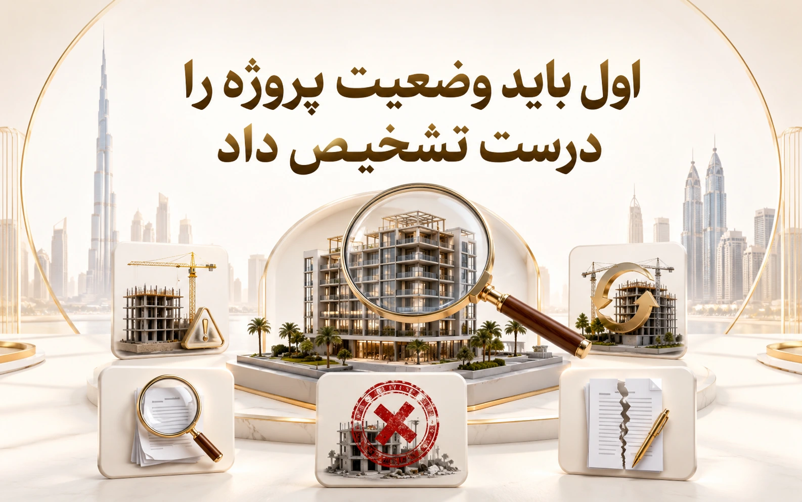 To recover your investment, the project's status must first be accurately assessed