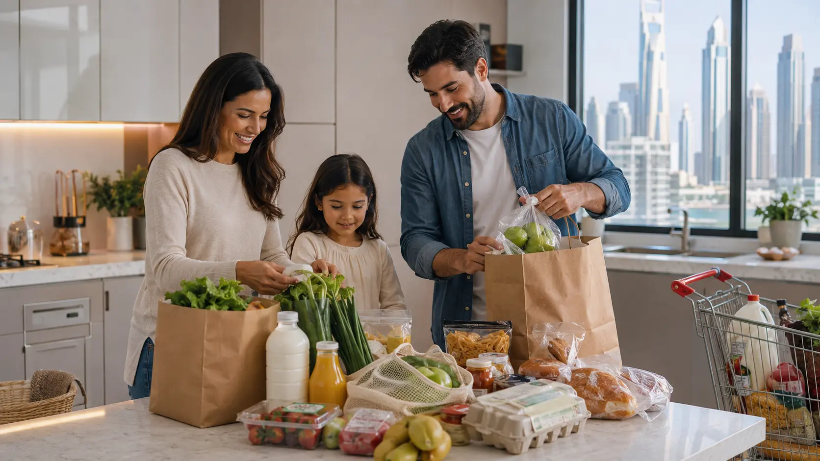 Food and daily shopping costs in Dubai