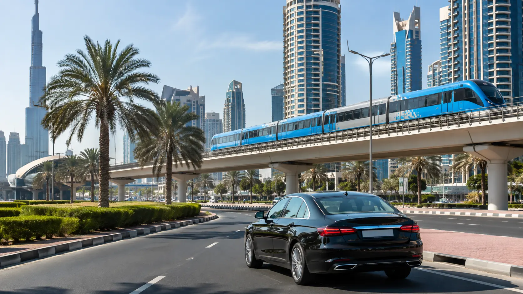 Public transport or car costs for commuting in Dubai