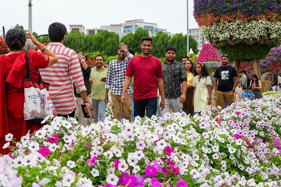 دبی میراکل گاردن دوشنبه ها تا جمعه ها برای خانواده های ساکن امارات رایگان شد