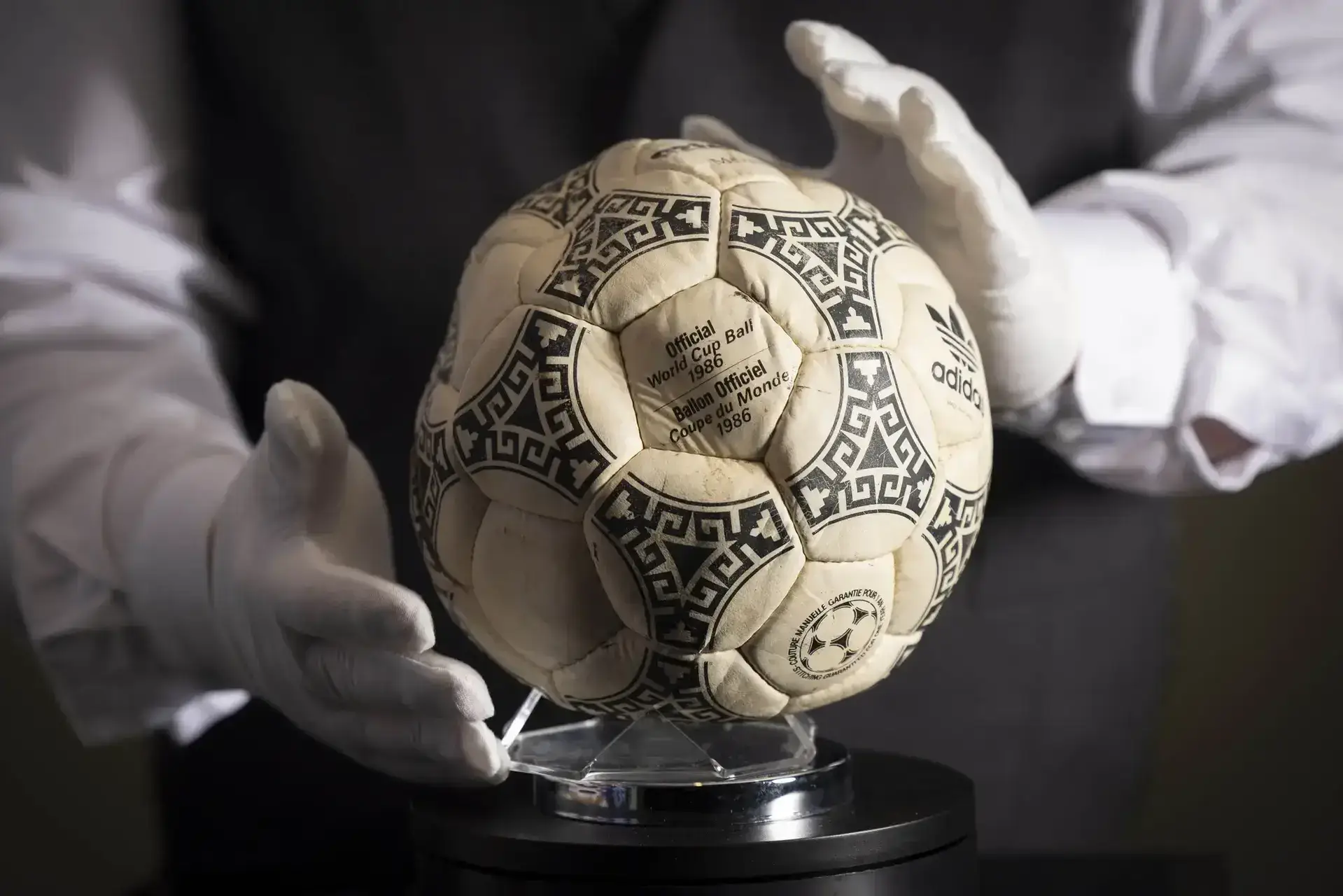 The Controversial 'Hand of God' Ball by Maradona Priced at 10 Million Dollars