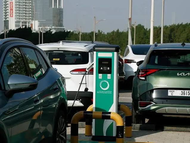 Find the nearest electric vehicle charging stations in the UAE on the PlugShare app