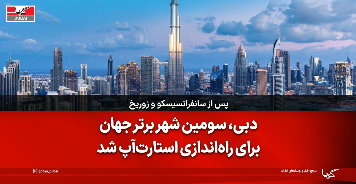 دبی، سومین شهر جهان برای راه‌اندازی استارت‌آپ