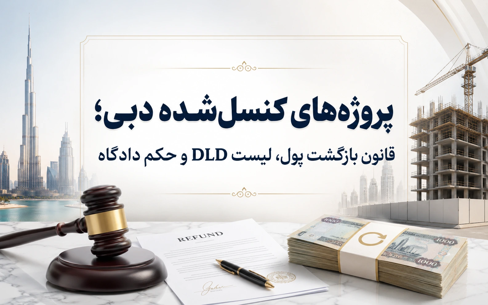 Cancelled Projects in Dubai; Refund Law, DLD List, and Court Ruling