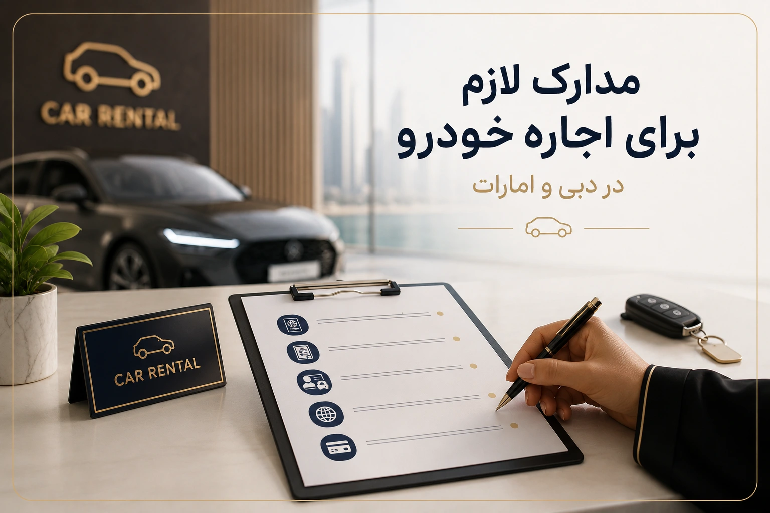 Required Documents for Car Rental in Dubai and the UAE